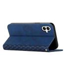 For Samsung Galaxy A07 4G Diamond Splicing Skin Feel Magnetic Leather Phone Case(Blue) - 3