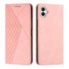 For Samsung Galaxy A07 4G Diamond Splicing Skin Feel Magnetic Leather Phone Case(Rose Gold) - 1