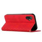 For Samsung Galaxy F06 5G / M06 5G Diamond Splicing Skin Feel Magnetic Leather Phone Case(Red) - 3
