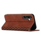 For Samsung Galaxy F16 5G / M16 5G Diamond Splicing Skin Feel Magnetic Leather Phone Case(Brown) - 3