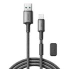 JOYROOM S-A50 3A 480Mbps Fast Charging Data Cable, USB-A to 8 Pin Cable, Length: 1.2m(Dark Gray) - 1