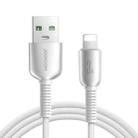 JOYROOM S-A51 Cutting-Edge Series 3A Fast Charging Data Cable, USB-A to 8 Pin Cable, Length: 1.2m(Light Gray) - 1