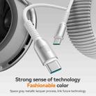 JOYROOM S-A51 Cutting-Edge Series 3A Fast Charging Data Cable, Type-C to Type-C Cable, Length: 1.2m(Light Gray) - 3