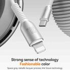 JOYROOM S-A51 Cutting-Edge Series 3A Fast Charging Data Cable, Type-C to 8 Pin Cable, Length: 1.2m(Light Gray) - 3