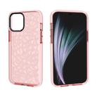 For iPhone 12 mini Shockproof Diamond Texture TPU Protective Case(Pink) - 1