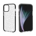 For iPhone 12 / 12 Pro Shockproof Diamond Texture TPU Protective Case(Black) - 1