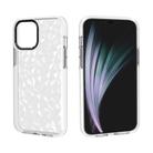 For iPhone 12 Pro Max Shockproof Diamond Texture TPU Protective Case(White) - 1