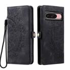 For Google Pixel 9 / 9 Pro Skin Feel Totem Embossed Leather Phone Case(Black) - 3