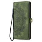 For Google Pixel 9a Skin Feel Totem Embossed Leather Phone Case(Deep Green) - 2