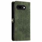 For Google Pixel 9a Skin Feel Totem Embossed Leather Phone Case(Deep Green) - 3