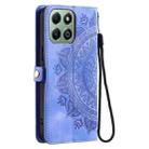 For Honor X6b / X6a Skin Feel Totem Embossed Leather Phone Case(Purple) - 3