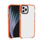 For iPhone 12 Pro Max Shockproof High Transparency TPU Protective Case(Orange) - 1