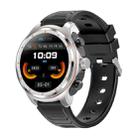 LC19 1.53 inch 2 in 1 Bluetooth Earphone IP67 Waterproof Smart Watch, Support Sleep Monitoring(Black Silver) - 1