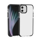 For iPhone 12 / 12 Pro Shockproof High Transparency TPU Protective Case(Black) - 1