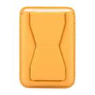 MagSafe Magnetic Wallet Card Hourglass Fold Holder Case(Yellow) - 2