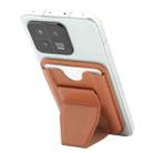 MagSafe Magnetic Wallet Card Hourglass Fold Holder Case(Brown) - 1