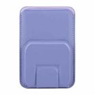 MagSafe Magnetic Wallet Card Square Fold Holder Case(Lavender) - 2