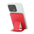 MagSafe Magnetic Wallet Card Square Fold Holder Case(Red) - 1