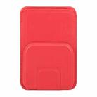 MagSafe Magnetic Wallet Card Square Fold Holder Case(Red) - 2