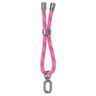 USAMS ZB317 Anti-lost Adjustable Phone Wrist Rope(Pink+Dark Purple) - 1