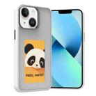 For iPhone 14 / 13 Four-Color E-ink Screen NFC DIY Phone Case(White) - 1