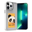 For iPhone 13 Pro Max Four-Color E-ink Screen NFC DIY Phone Case(White) - 1