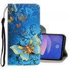 For Vivo S1 Pro 3D Colored Drawing Horizontal Flip PU Leather Case with Holder & Card Slots & Wallet(Jade Butterfly) - 1