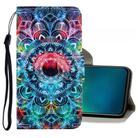 For Vivo V17 Pro 3D Colored Drawing Horizontal Flip PU Leather Case with Holder & Card Slots & Wallet(Mandala) - 1