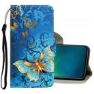 For Vivo V17 Pro 3D Colored Drawing Horizontal Flip PU Leather Case with Holder & Card Slots & Wallet(Jade Butterfly) - 1