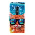 For Vivo V17 Pro 3D Colored Drawing Horizontal Flip PU Leather Case with Holder & Card Slots & Wallet(Underwater Cat) - 3