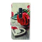 For Vivo V17 Pro 3D Colored Drawing Horizontal Flip PU Leather Case with Holder & Card Slots & Wallet(Red Rose) - 3