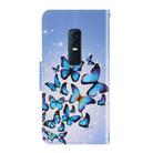 For Vivo V17 Pro 3D Colored Drawing Horizontal Flip PU Leather Case with Holder & Card Slots & Wallet(Multiple Butterflies) - 3