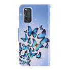 For Vivo V17 / V19 (Indonesia) 3D Colored Drawing Horizontal Flip PU Leather Case with Holder & Card Slots & Wallet(Multiple Butterflies) - 3