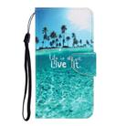 For Vivo V17 / V19 (Indonesia) 3D Colored Drawing Horizontal Flip PU Leather Case with Holder & Card Slots & Wallet(Coconut Tree) - 2