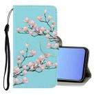 For Vivo V19 3D Colored Drawing Horizontal Flip PU Leather Case with Holder & Card Slots & Wallet(Magnolia) - 1