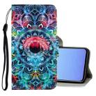 For Vivo V19 3D Colored Drawing Horizontal Flip PU Leather Case with Holder & Card Slots & Wallet(Mandala) - 1