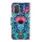 For Vivo V19 3D Colored Drawing Horizontal Flip PU Leather Case with Holder & Card Slots & Wallet(Mandala) - 3