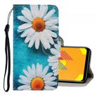 For Vivo Y11 (2019) 3D Colored Drawing Horizontal Flip PU Leather Case with Holder & Card Slots & Wallet(Chrysanthemum) - 1