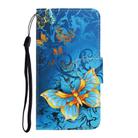 For Vivo Y11 (2019) 3D Colored Drawing Horizontal Flip PU Leather Case with Holder & Card Slots & Wallet(Jade Butterfly) - 1
