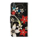 For Vivo Y11 (2019) 3D Colored Drawing Horizontal Flip PU Leather Case with Holder & Card Slots & Wallet(Red Flower) - 3