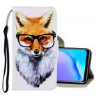 For Vivo Y17 / Y12 / Y15 3D Colored Drawing Horizontal Flip PU Leather Case with Holder & Card Slots & Wallet(Fox) - 1