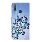 For Vivo Y17 / Y12 / Y15 3D Colored Drawing Horizontal Flip PU Leather Case with Holder & Card Slots & Wallet(Multiple Butterflies) - 3