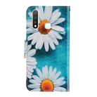 For Vivo Y19 3D Colored Drawing Horizontal Flip PU Leather Case with Holder & Card Slots & Wallet(Chrysanthemum) - 2