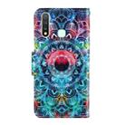 For Vivo Y19 3D Colored Drawing Horizontal Flip PU Leather Case with Holder & Card Slots & Wallet(Mandala) - 3