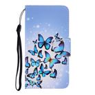 For Vivo Y19 3D Colored Drawing Horizontal Flip PU Leather Case with Holder & Card Slots & Wallet(Multiple Butterflies) - 2