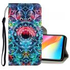 For Vivo Y91 / Y95 / Y91i 3D Colored Drawing Horizontal Flip PU Leather Case with Holder & Card Slots & Wallet(Mandala) - 1