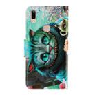 For Vivo Y91 / Y95 / Y91i 3D Colored Drawing Horizontal Flip PU Leather Case with Holder & Card Slots & Wallet(Green Eyes) - 3