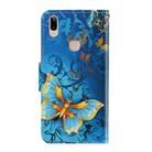 For Vivo Y91 / Y95 / Y91i 3D Colored Drawing Horizontal Flip PU Leather Case with Holder & Card Slots & Wallet(Jade Butterfly) - 3