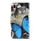 For Vivo Y91 / Y95 / Y91i 3D Colored Drawing Horizontal Flip PU Leather Case with Holder & Card Slots & Wallet(A Butterfly) - 3