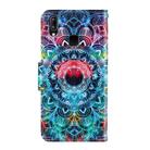 For Vivo Y91C  3D Colored Drawing Horizontal Flip PU Leather Case with Holder & Card Slots & Wallet(Mandala) - 3